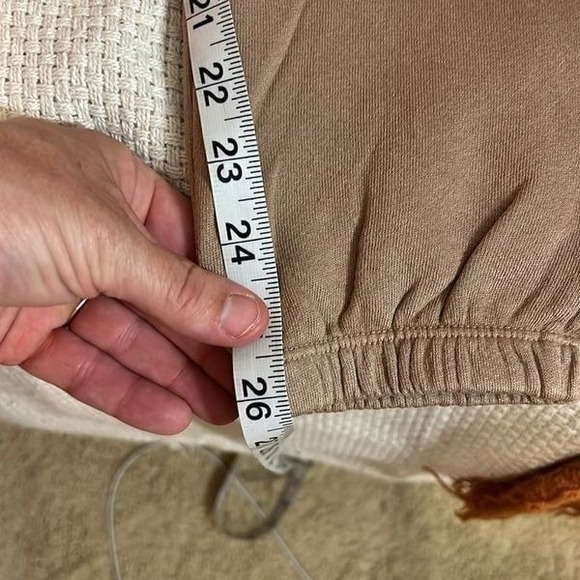 n:philanthropy Distressed Joggers Tan Drawstring Waist Pocketed Sweatpants XS - Picture 11 of 11